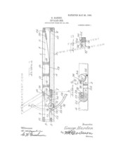 Invalid-bed Patent Print - White - $7.95+