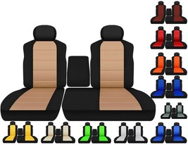Car seat covers fits GMC Sierra 1500 truck 1995 to 1998 60/40 seat with console - $109.99