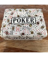 VTG PLAY PROFESSIONAL POKER by Jax Ltd 2004 Set in White Tin preowned VG - $259.86 MXN
