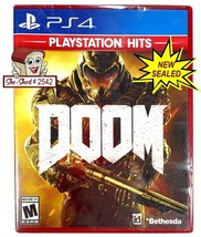 PS4 DOOM Sony Playstation Hits Game - used with case - £11.92 GBP