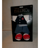 Disney nuiMOs Mickey Monogram Varsity Jacke Shorts Red Shoes 3 Piece Outfit - £15.66 GBP