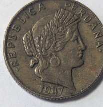 1947 Peru 10 centavos Standard Circulation Coin - $4.95