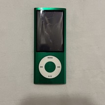 Apple iPod Nano 5TH Generation Green 8GB  MP3 Player MC040LL Bad Battery - £16.17 GBP