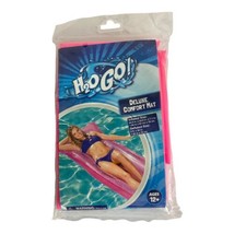 H2O Go! Deluxe Comfort Mat Pink Pool Float Pillow Summer Fun NEW - £14.88 GBP