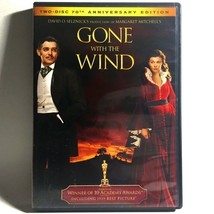 Gone with the Wind (2-Disc DVD, 1939, Full Screen, 70th Anniv. Ed)   Clark Gable - £6.67 GBP