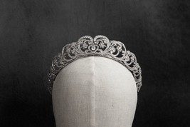 Princess Diana Inspired &#39;FOREVER&#39; Tiara  Luxury Bridal Headpiece , wedding tiara - £140.64 GBP