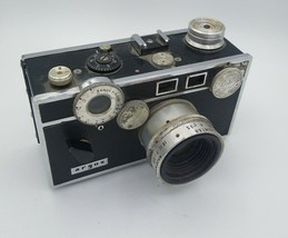 Vintage ARGUS C3 35mm Camera w f/3.5 50mm Coated Cintar Lens w/ Leather ... - £30.63 GBP