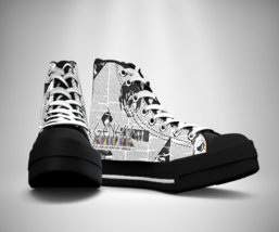 Genesis The Lamb Lies Down On Broadway Printed Canvas Sneakers SHoes - £31.50 GBP+