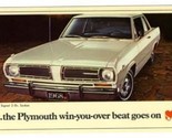 1968 Plymouth Valiant Signet 2 Door Sedan Postcard - $9.90