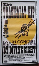 Tragically Hip 1999 Live In Concert Ottawa Poster With By Divine Right 2... - $177.29 CAD