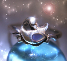 Haunted Ring Swan&#39;s Secret To Faithful Noble Love Master Witch Ooak Magick - £7,224.39 GBP