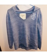 Abercrombie &amp; Fitch Medium/Large Blue Hoodie Sweater - £12.07 GBP