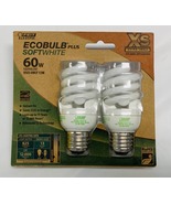 Feit Electric Ecobulb Plus Spiral Light Bulb Soft White 60W Extra Small - £9.24 GBP
