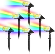 StarRayS Solar Spot Lights Outdoor IP67 Waterproof Color Changing Solar ... - £127.01 GBP