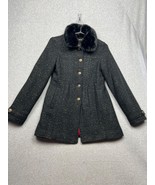 Jessica Simpson Girls Peacoat Removable Faux Fur Collar Size 16 Formal H... - £32.54 GBP