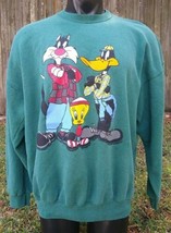 Vintage Looney Tunes Sweater Pullover Size XXL by Garment Graphics - $35.92