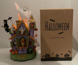 Halloween Spooky Haunted Motion Lighted House&amp; Sound Effects 11-1l2&quot; H   - £72.33 GBP
