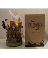 Halloween Spooky Haunted Motion Lighted House&amp; Sound Effects 11-1l2&quot; H   - £72.28 GBP
