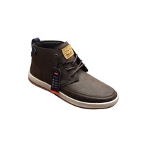 Levi’s Men&#39;s Atwater Chukka Hi Top Casual Sneaker Boot Shoes Dark Brown Size 12 - £50.99 GBP