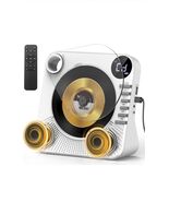 Black Portable CD Player Personal CD Players with Bluetooth Rechargeable - $55.76 CAD