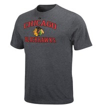 Chicago Blackhawks Mens Majestic T-Shirt - Medium &amp; Small - NWT - £10.38 GBP
