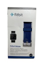 Fitbit Blaze Replacement Wrist Watch Band - Silicone Strap Blue New - Size Small - £11.89 GBP