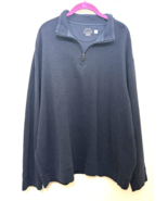 Ralph Lauren Polo Men&#39;s 1/4 Zipper Long Sleeve Size Double Knit Jersey, XXL - $26.78 CAD