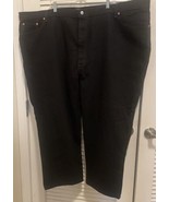 Levi&#39;s 560 Men’s Size 54”x26” Black Comfort Fit Relaxed Jeans Mid Rise S... - $42.38 CAD