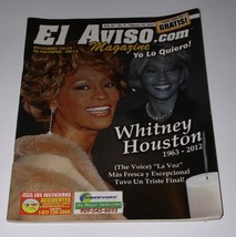 Whitney Houston El Aviso Magazine Vintage February 25, 2012 Spanish Lang... - £31.45 GBP