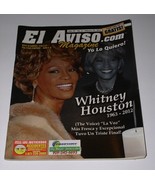 Whitney Houston El Aviso Magazine Vintage February 25, 2012 Spanish Lang... - $54.69 CAD