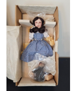 NIB Franklin Heirloom Dolls Dorothy Wizard of Oz with Toto Ruby Red Shoe... - £59.14 GBP