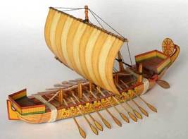 Paper craft - Ancient Egyptian Sailboat **FREE SHIPPING** - $2.90