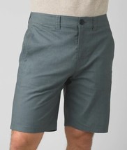 New Mens Prana Shorts 32 X 8 Marlon Chino NWT Casual Organic Blue Reed O... - $107.91