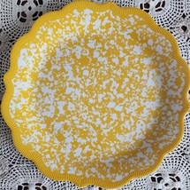 Four (4) Pioneer Woman ~ Yellow Country Splatter ~ 10.7&quot; Melamine Dinner Plates - £29.43 GBP