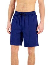 Club Room Solid Terry Pajama Shorts, Color: Pomp Blue, Size: Medium - £15.81 GBP