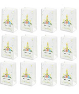 Set of 12 Unicorn Paper Gift Bags Party Kraft Bags for Favors Kid&#39;s Part... - £7.74 GBP