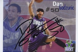 Dan Gadzuric Milwaukee Bucks NBA Basketball Signed Photo - £9.54 GBP