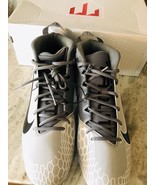 Nike Size 13 Gray/White/Force Zoom Trout 5 Pro Baseball Cleats #AH3372-002. - £105.07 GBP