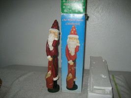 Old World Santa Candlestick 12&quot; Tall In Original open Box - £10.07 GBP