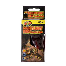 Zoo Med Nightlight Red Reptile Bulb 60 watt Zoo Med Nightlight Red Repti... - £15.07 GBP