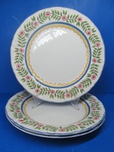Mikasa Country Classics Flower Fancy Set Of 3 Floral 11&quot; Dinner Plates VGC - £46.66 GBP