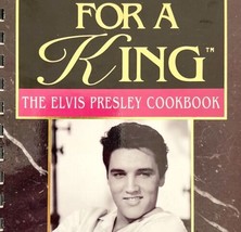 1992 Elvis Presley Cookbook Fot for A King 1st Edition Recipes Photos Pantry  - £38.56 GBP