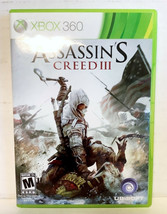 Assassin&#39;s Creed III Microsoft Xbox 360 Video Game 2012 american revolution - £12.74 GBP