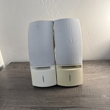 Bose 161 White Surround Speakers (2) w/ Mounting Brackets Vintage - $59.87