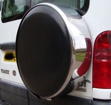 STAINLESS STEEL 4X4 REAR SPARE WHEEL TYRE COVER WHEELCOVER BEST QUALITY ... - $101.36