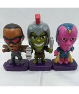 Lot Of (3) 2020 Marvel McDonald&#39;s Happy Meal Toys Hulk Falcon Vision - €7,69 EUR