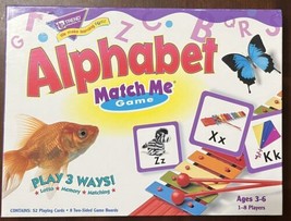 “Alphabet Match Me” Educational Board Game By Trend. Complete &amp; Great Co... - $10.05