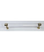 Signature Hardware 450364 12&quot; Beryn Acrylic Appliance Pull - Satin Brass - $58.27 CAD