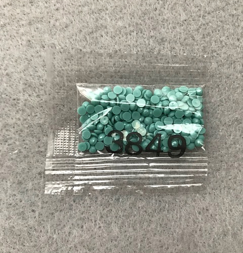Diamond Painting Round Op Resin Drills DMC 3849 Lt Teal Green 1pk 200 su... - $1.25
