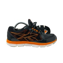 Reebok running shoes 10 Mens DMX Ride black orange lace up sneakers J96040 - £35.61 GBP